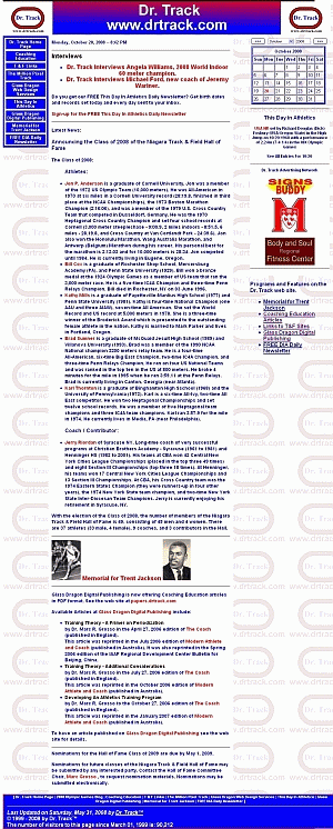 Dr. Track's website