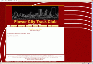 Flower City Track Club's website